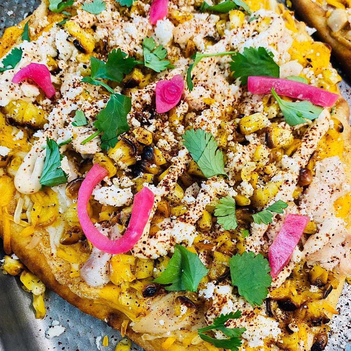 Mexican Street Corn Flatbreads