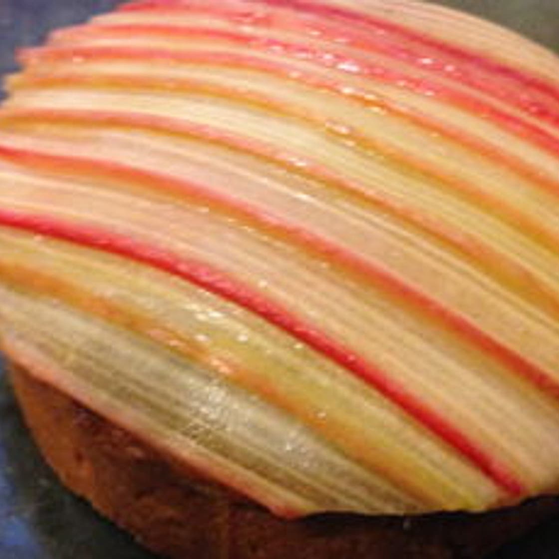 Tarte à la rhubarbe façon Conticini