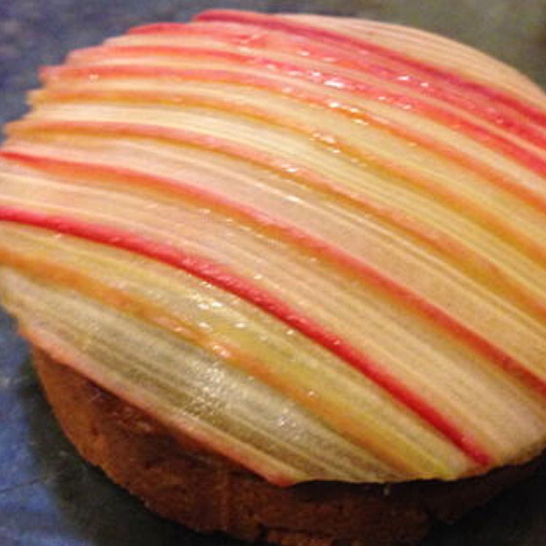 Tarte à la rhubarbe façon Conticini