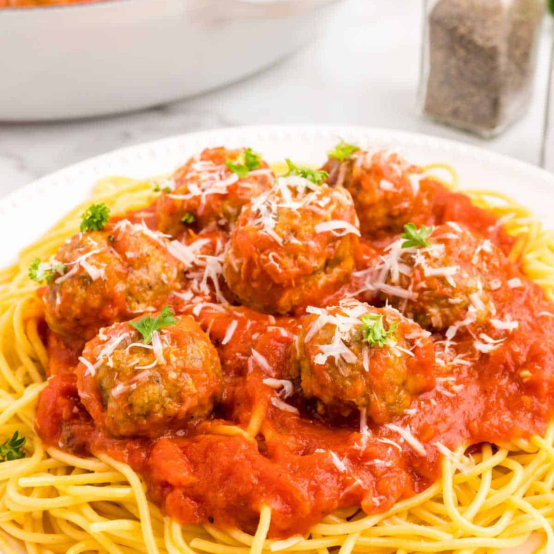 Baked Italian Meatballs
