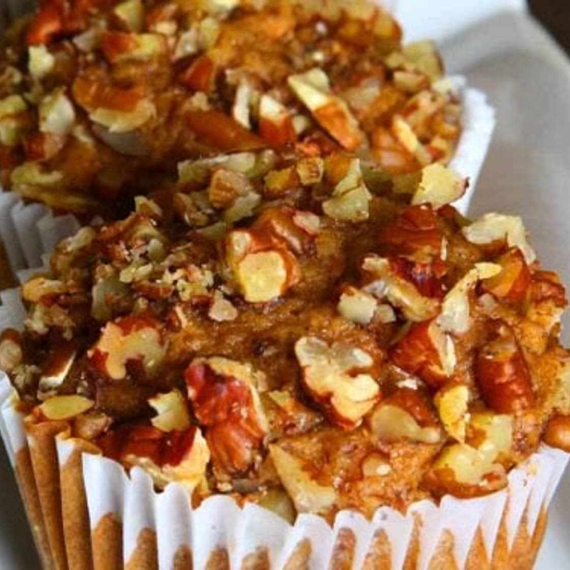 Vegan Apple Flax Muffins