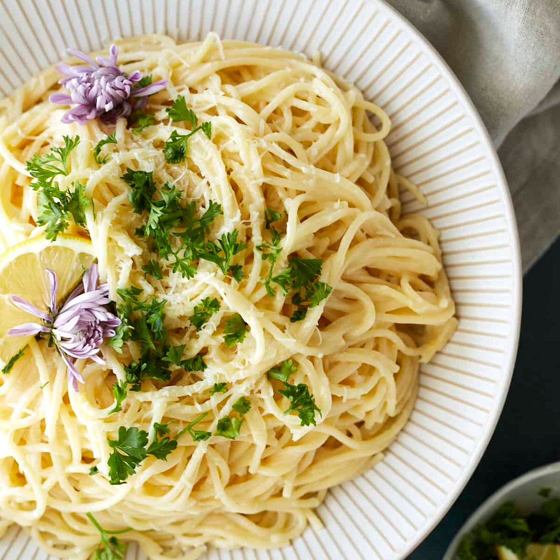 Easy One Pot Lemon Pasta