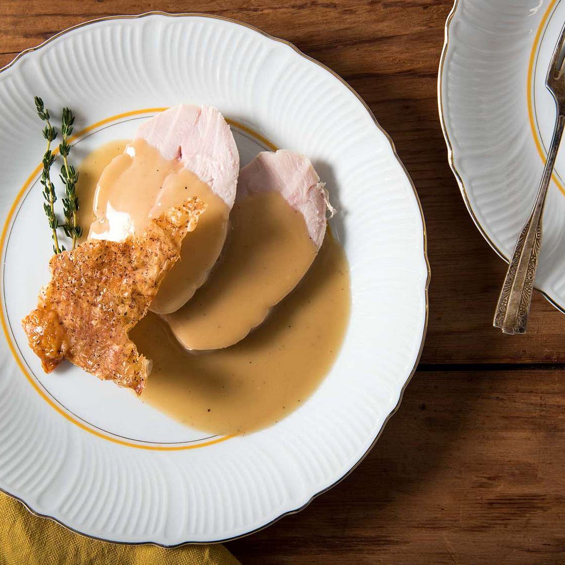 Sous Vide Turkey Breast With Crispy Skin