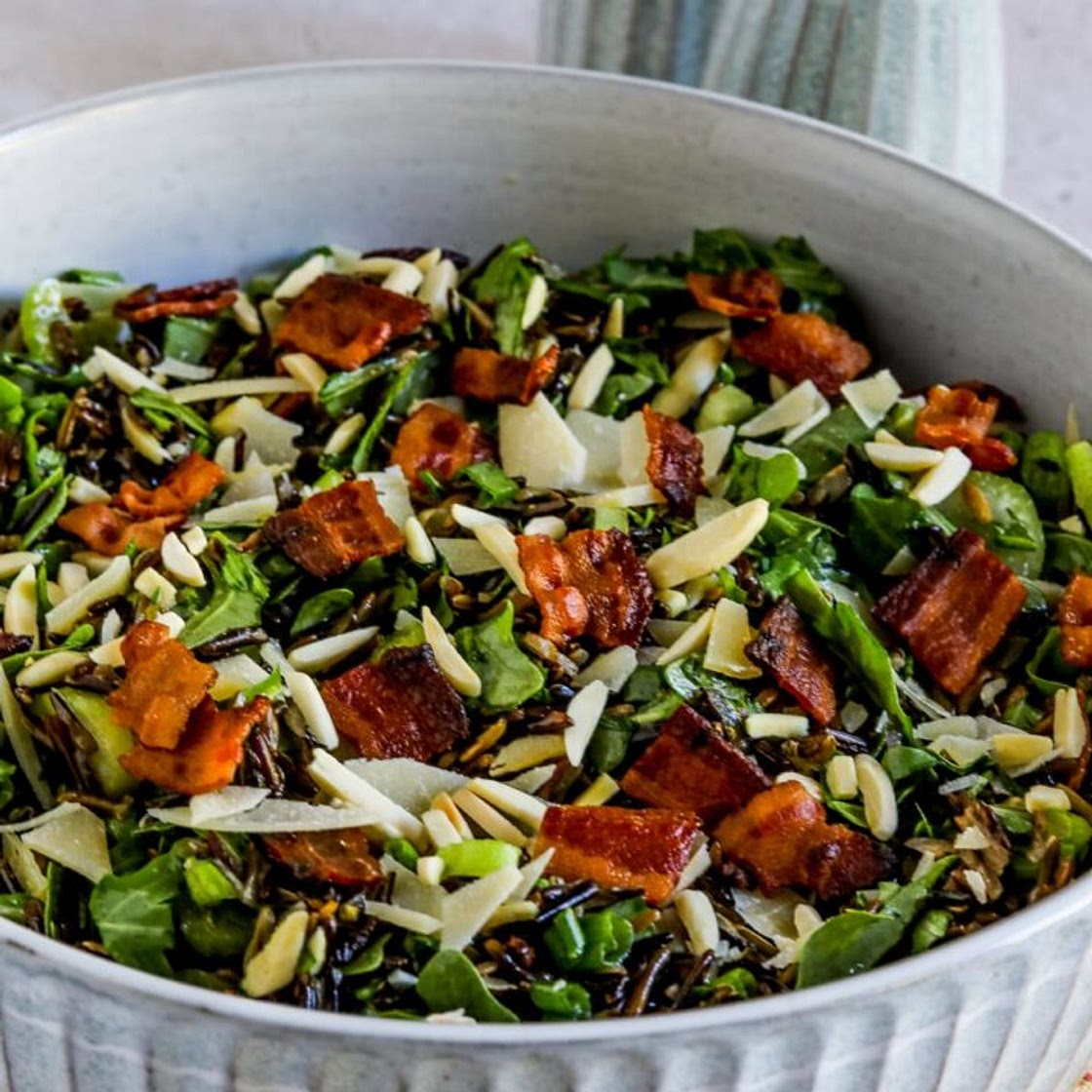 Wild Rice Salad with Bacon and Arugula