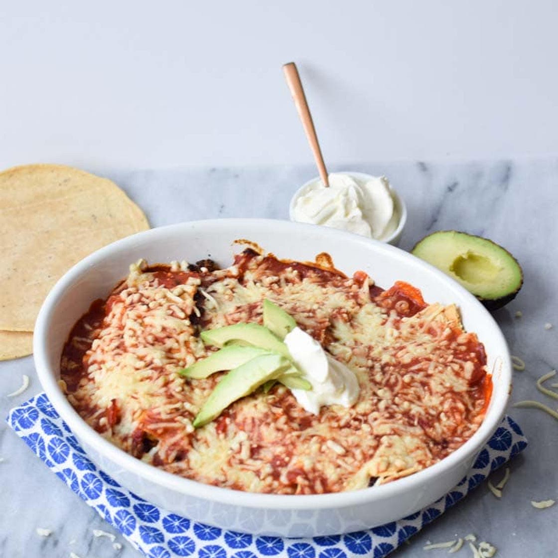 Low FODMAP enchiladas