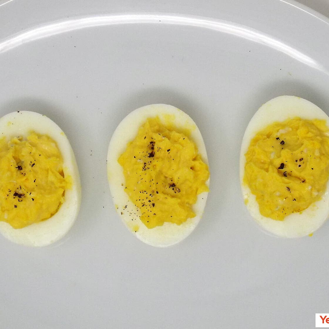 Blue Cheese Deviled Eggs