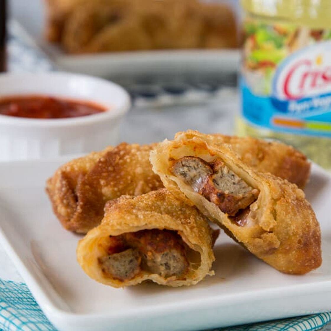 Meatball Sub Egg Rolls