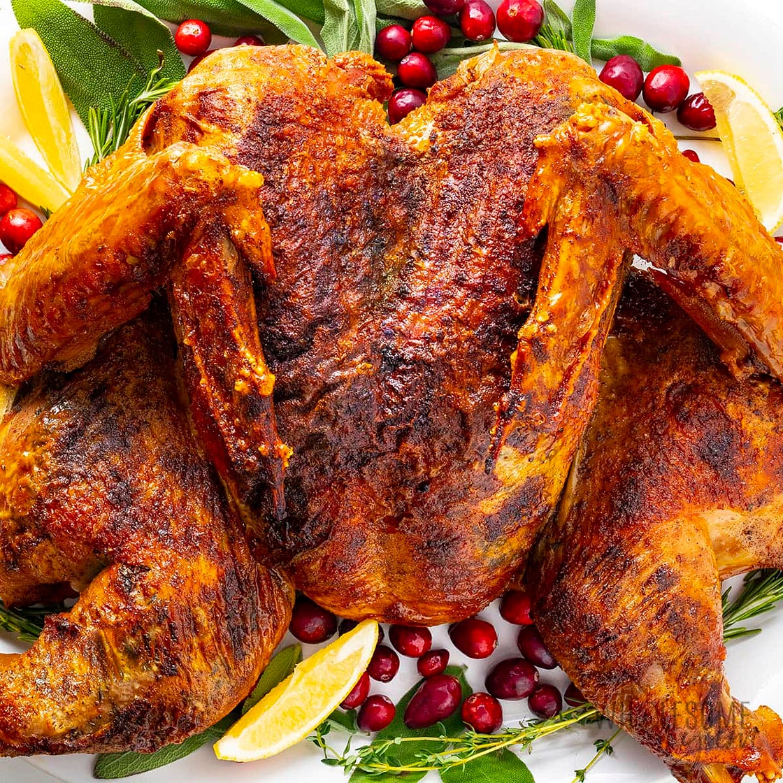 Spatchcock Turkey (Crispy, Juicy Recipe)