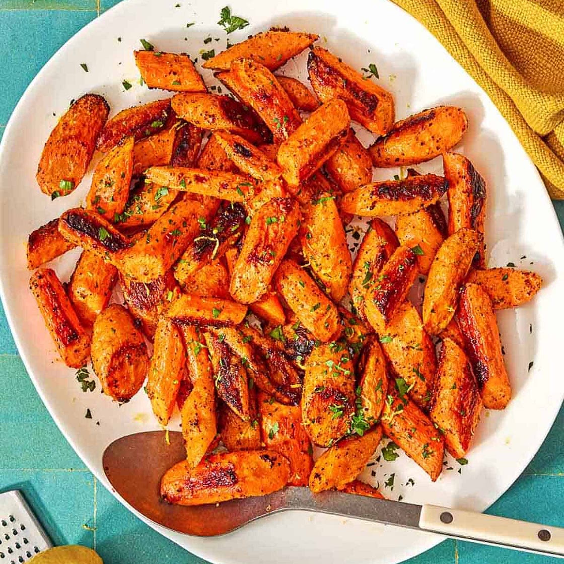 Oven Roasted Carrots with Sumac