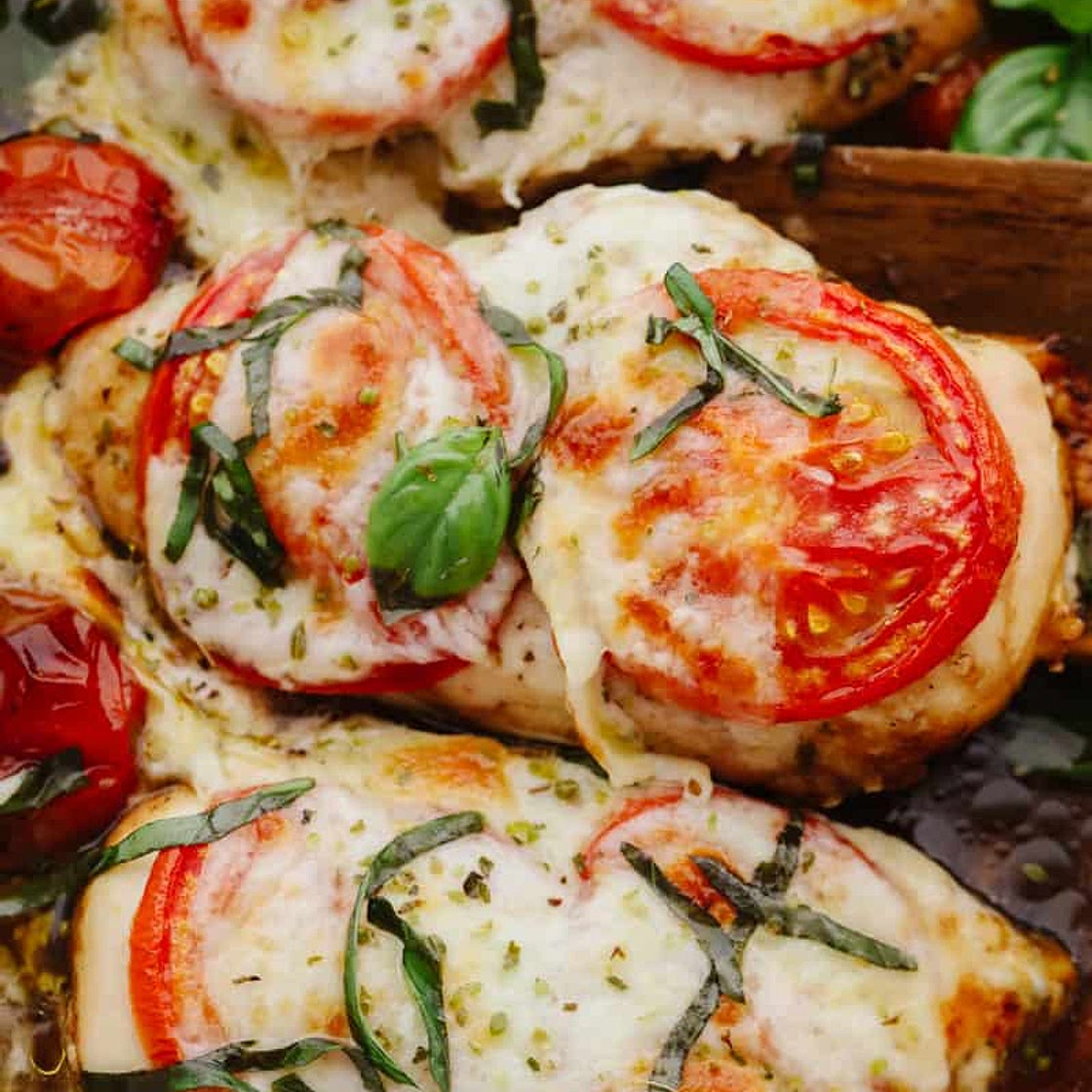 Baked Caprese Chicken