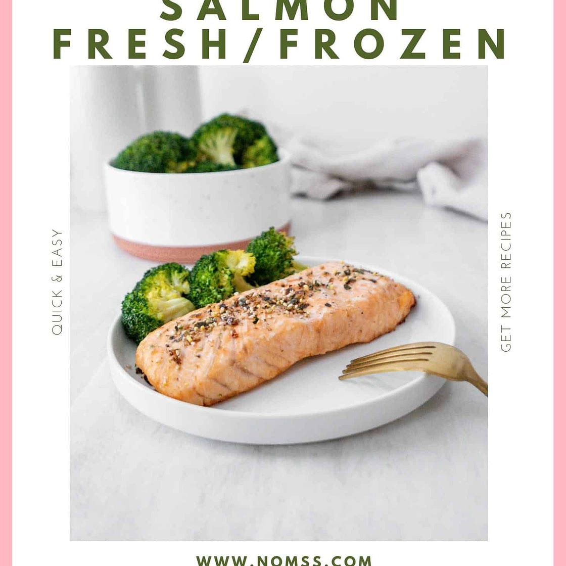 Keto Friendly Air Fryer Salmon From Frozen 氣炸鍋三文魚