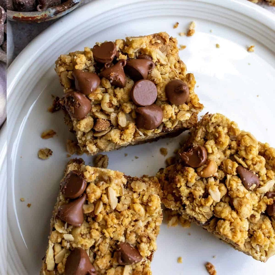 Chocolate Peanut Butter Oatmeal Bars