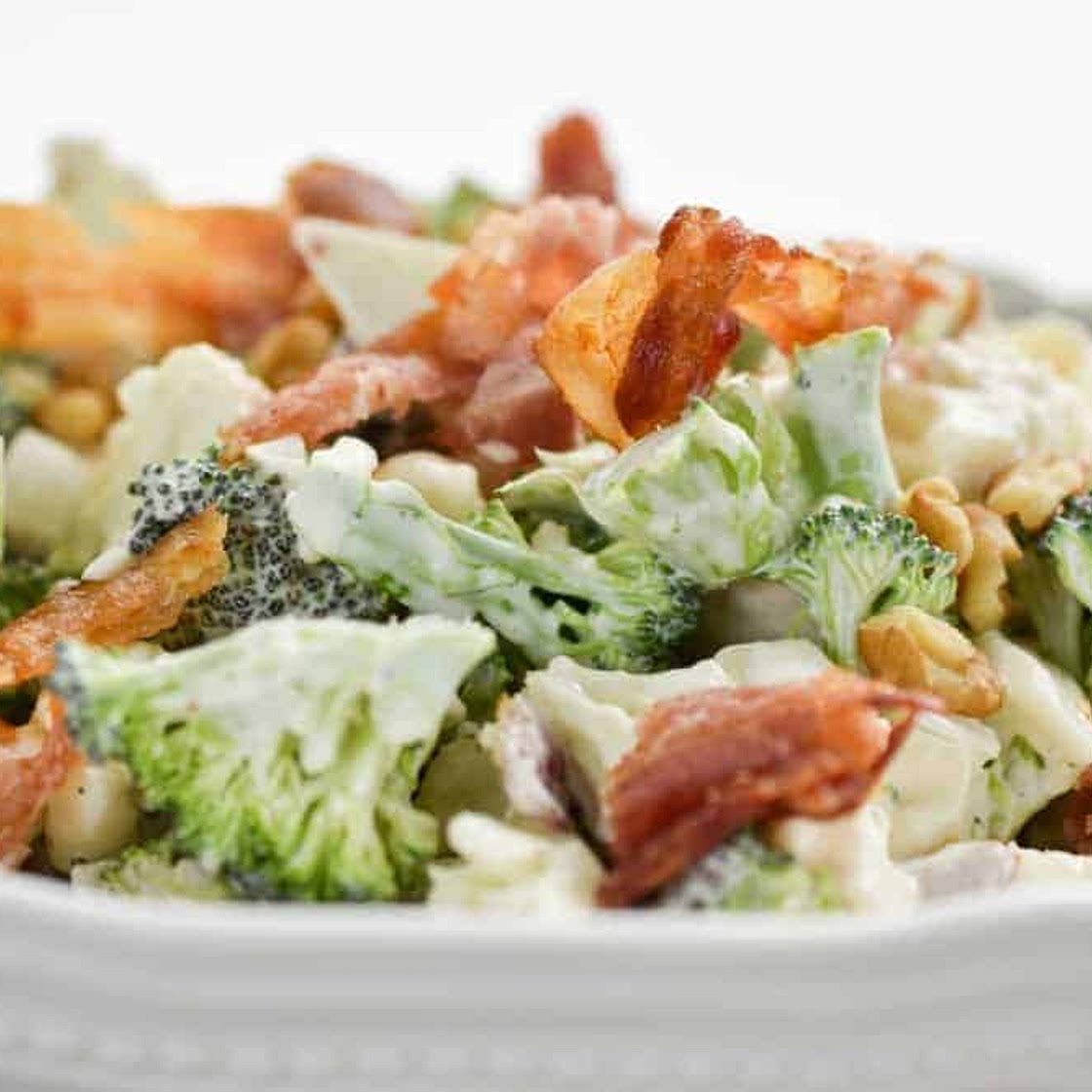 Keto Broccoli Cauliflower Amish Salad (Gluten-Free)