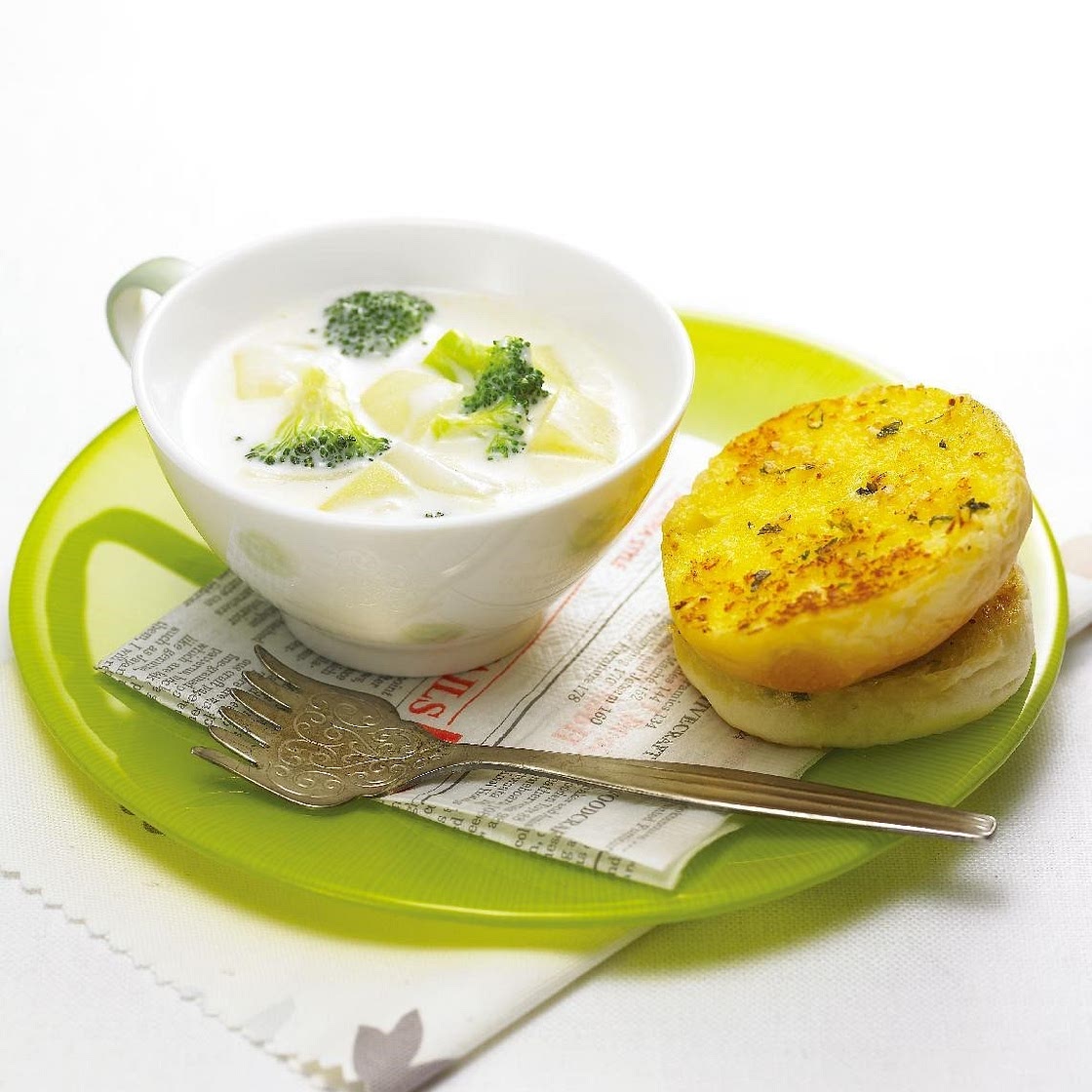 브로콜리감자크림수프와 모닝빵 만드는 법