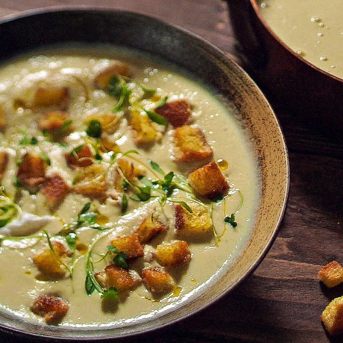 Curried cauliflower soup