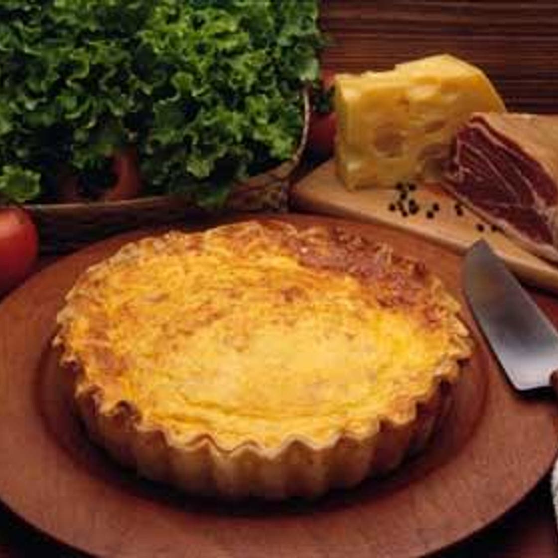 Receta de Pastel de jamon y queso al horno