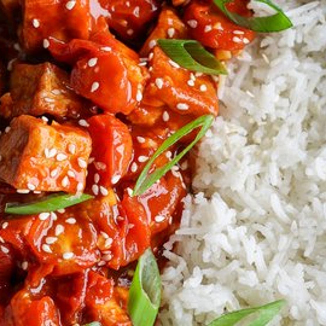 Spicy Gochujang Tomato Tofu