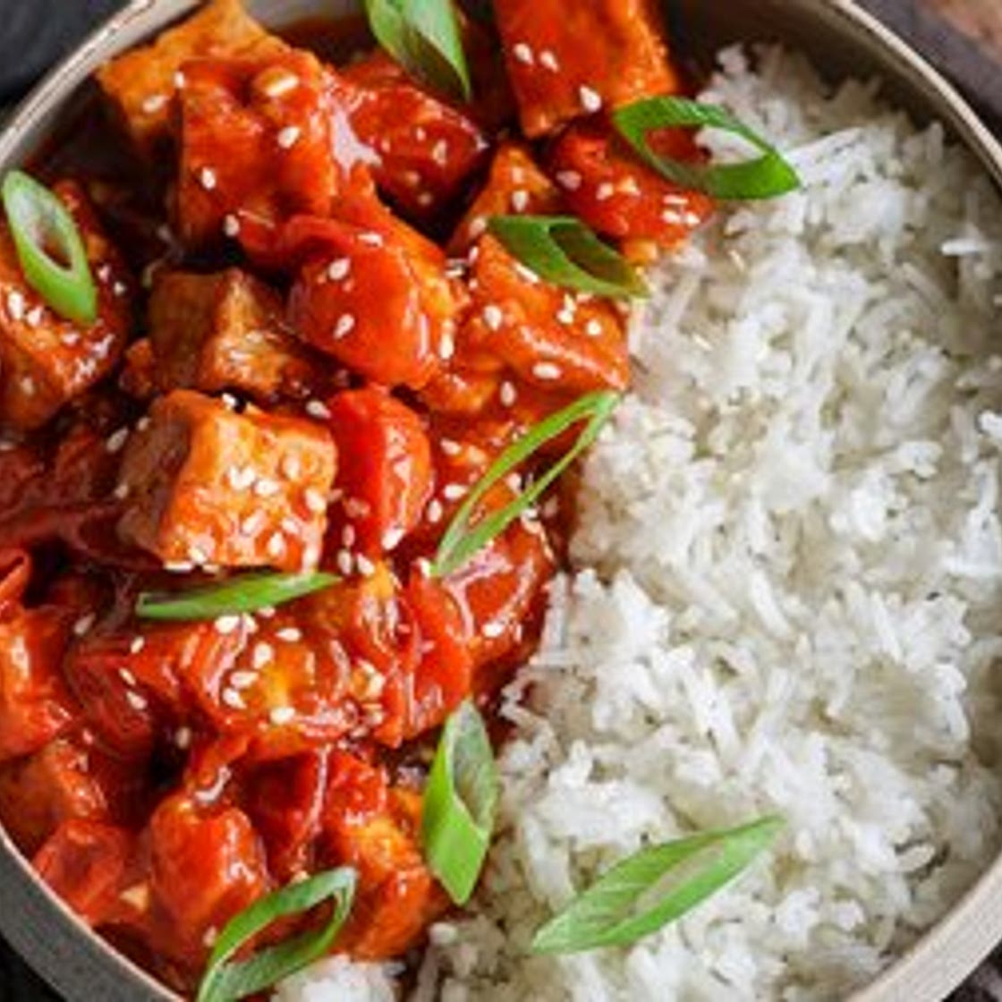 Spicy Gochujang Tomato Tofu