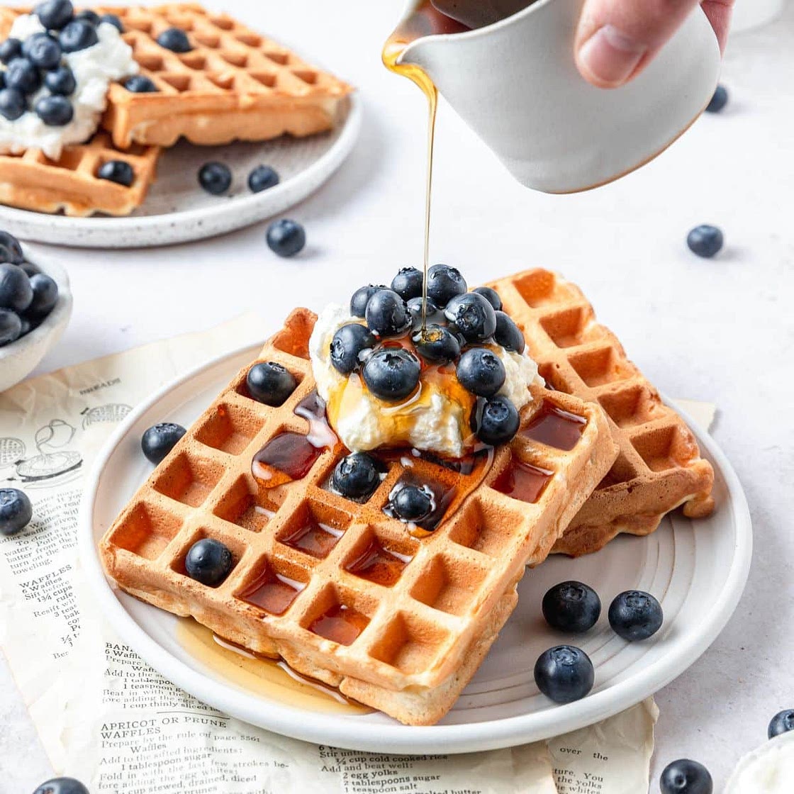 Sourdough Discard Waffles