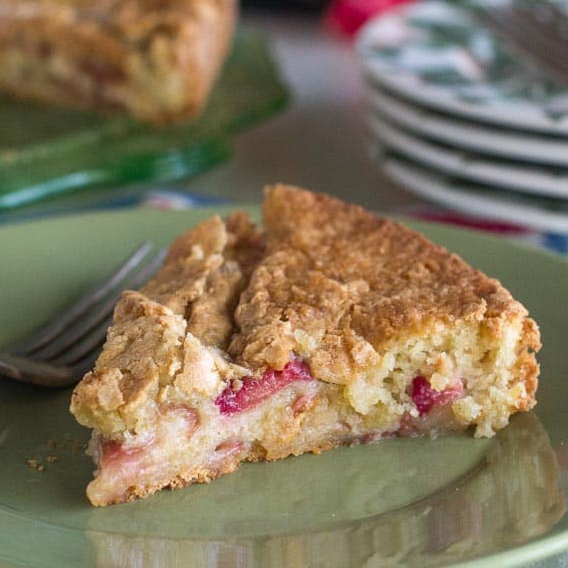 FODMAP IT!™ Rustic Rhubarb Cake