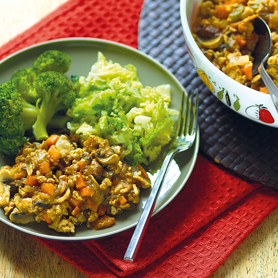 Turkey and mushroom mince