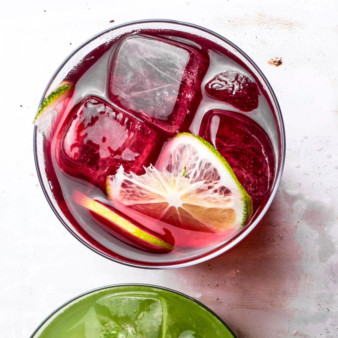 Hibiscus, Orange, and Vanilla Agua Fresca