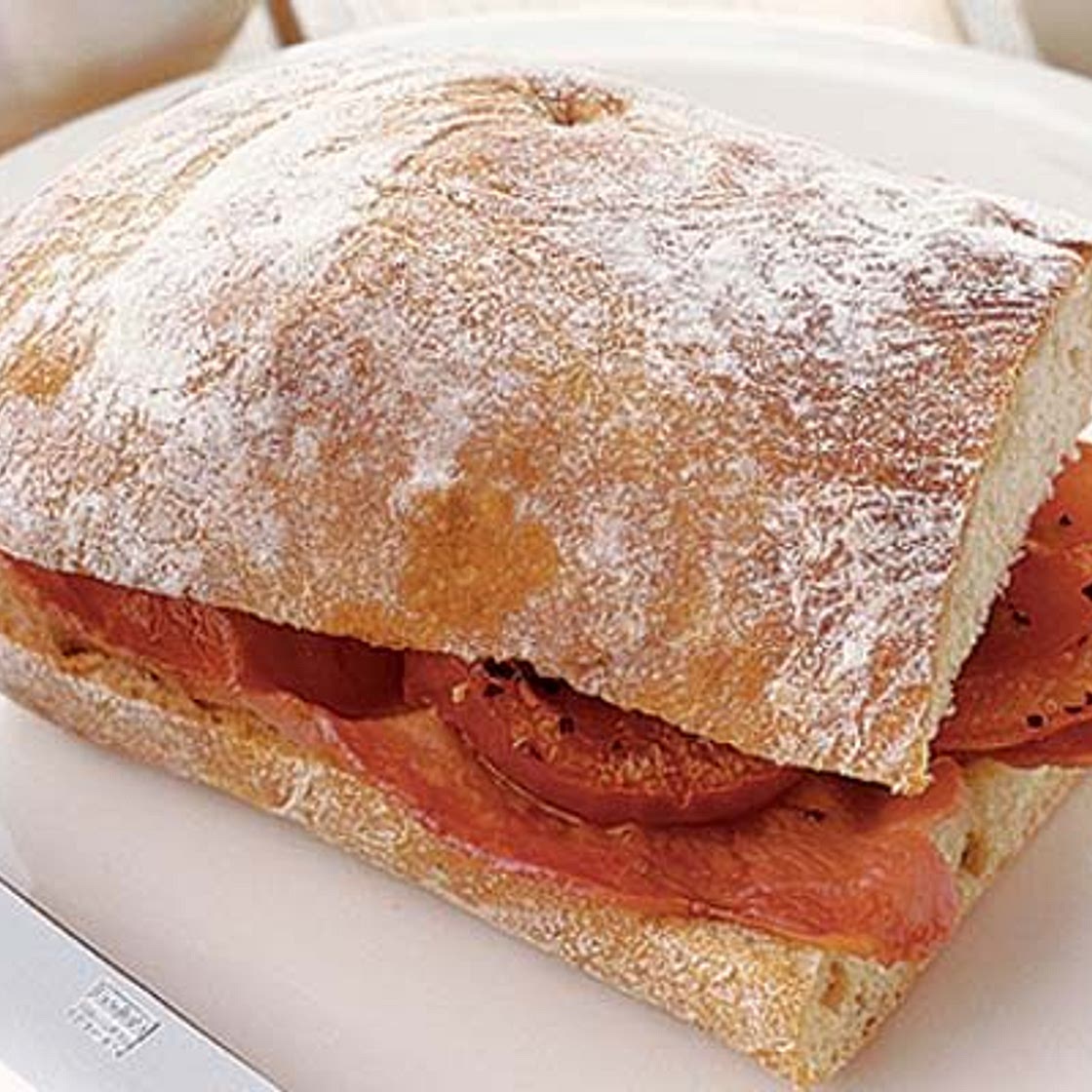 Bacon & tomato ciabatta