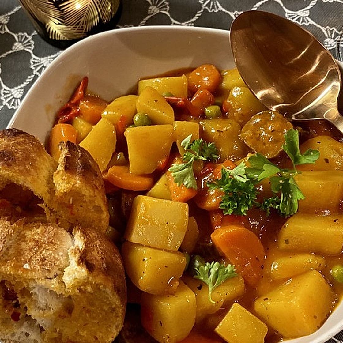 Kartoffelgulasch vegan