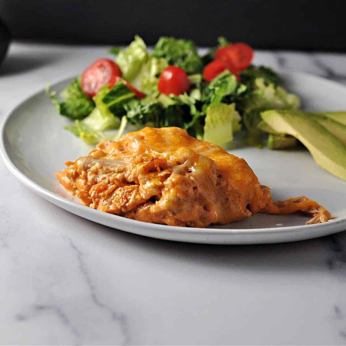 Keto Chicken Taco Casserole