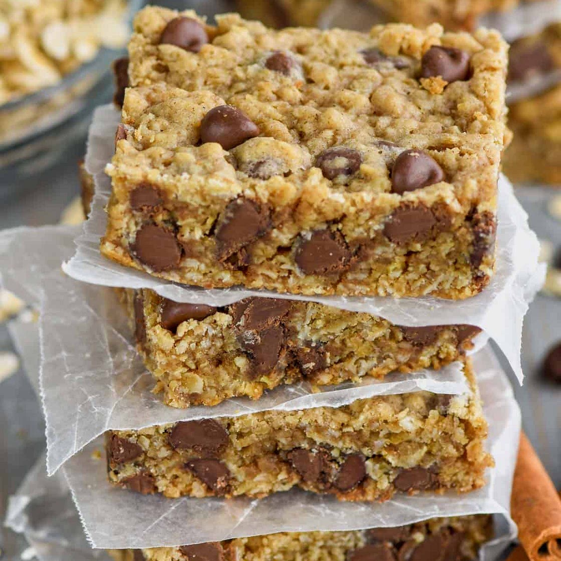 Oatmeal Chocolate Chip Bars
