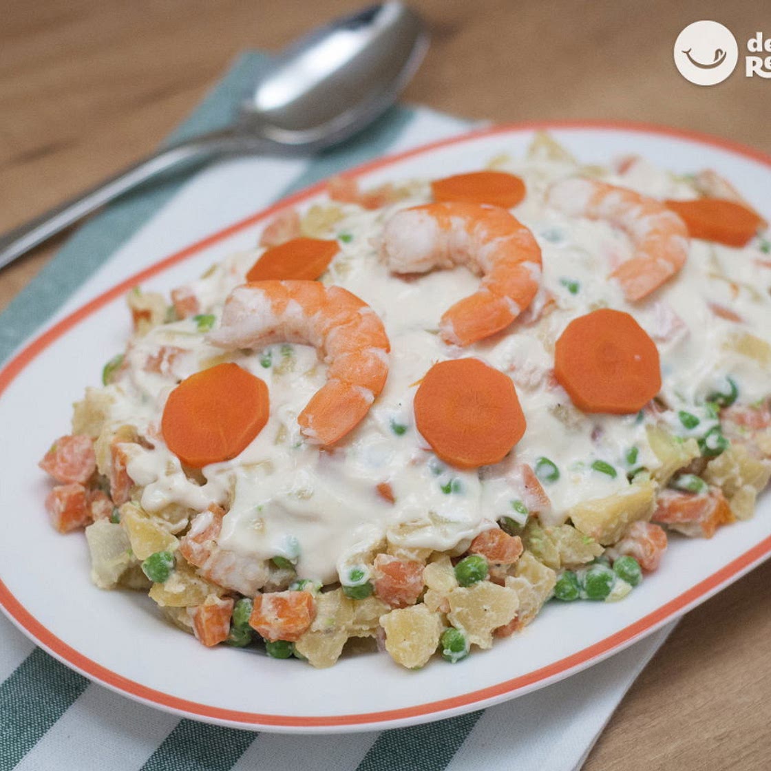 Ensaladilla de gambas