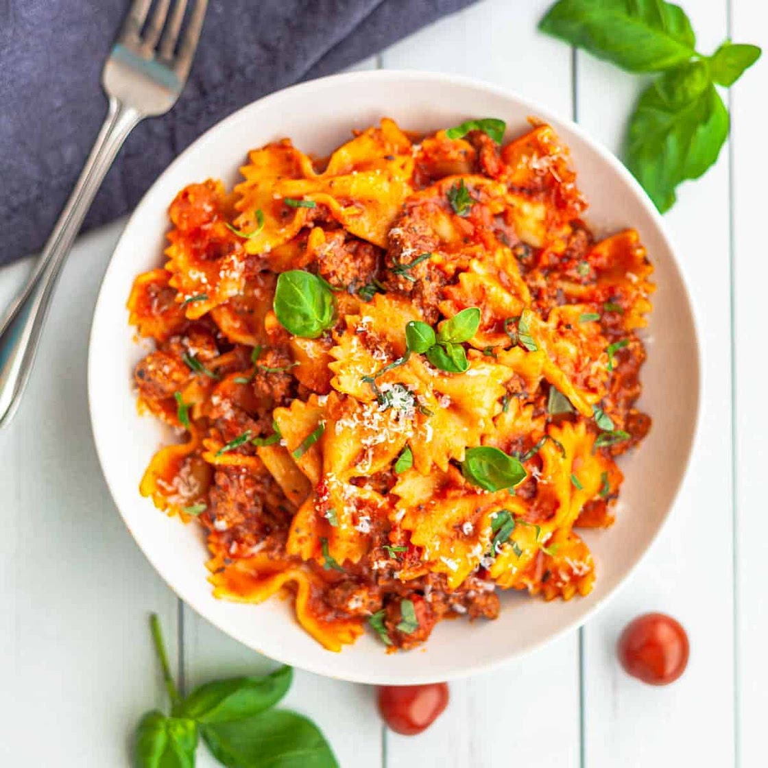 Instant Pot Bowtie Pasta