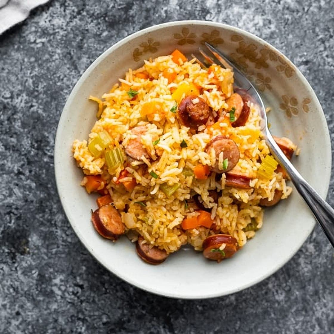 Instant Pot Cajun Rice and Sausage