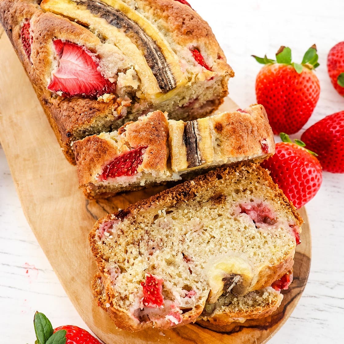 Strawberry Banana Bread