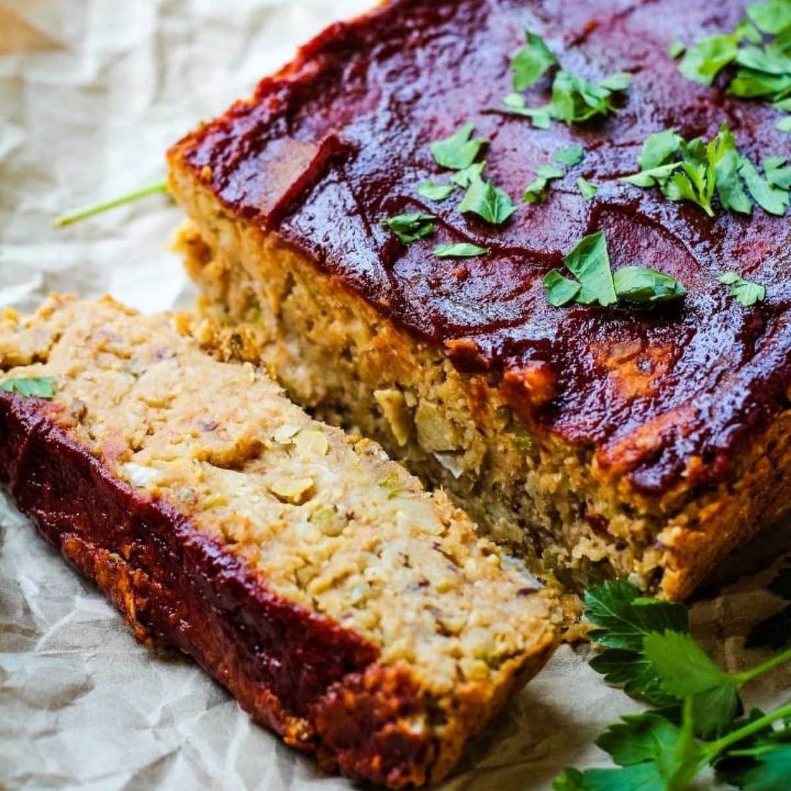 Vegan Chickpea Meatloaf