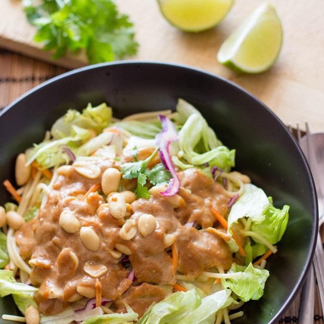 Pasta Salad With Peanut Butter Dressing