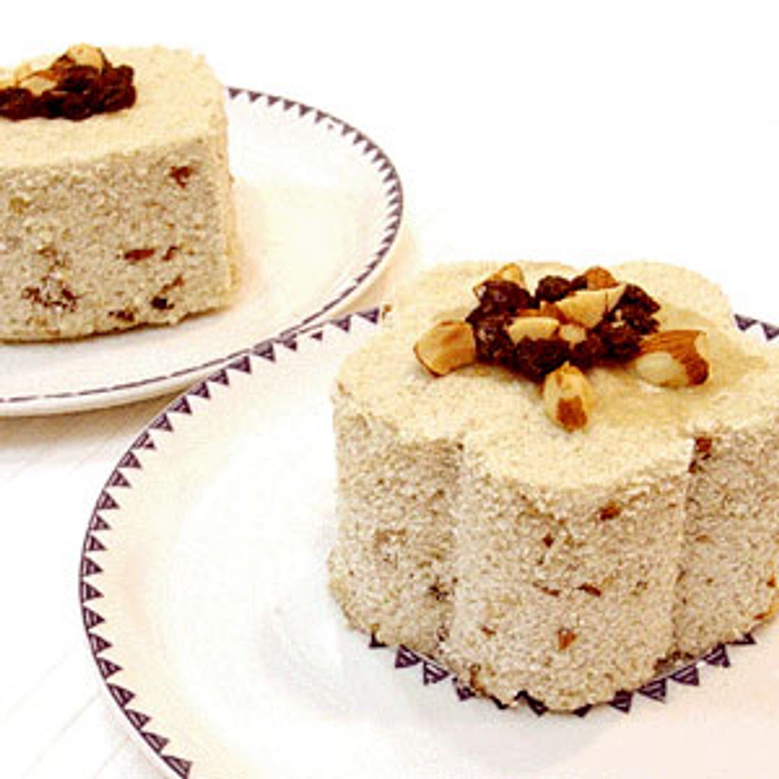 아몬드녹차설기