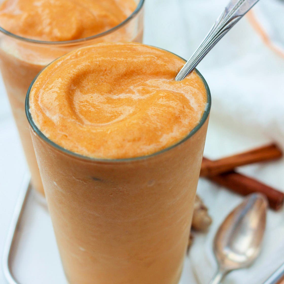 Carrot Cinnamon Smoothie (No-fruit smoothie, Refined SF)