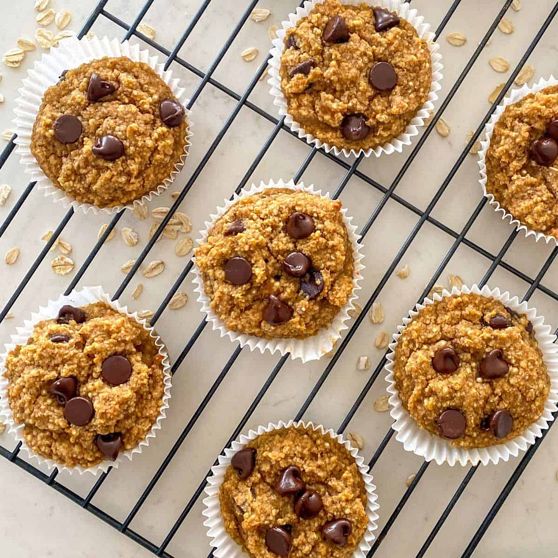 Healthy Vegan Sweet Potato Muffins