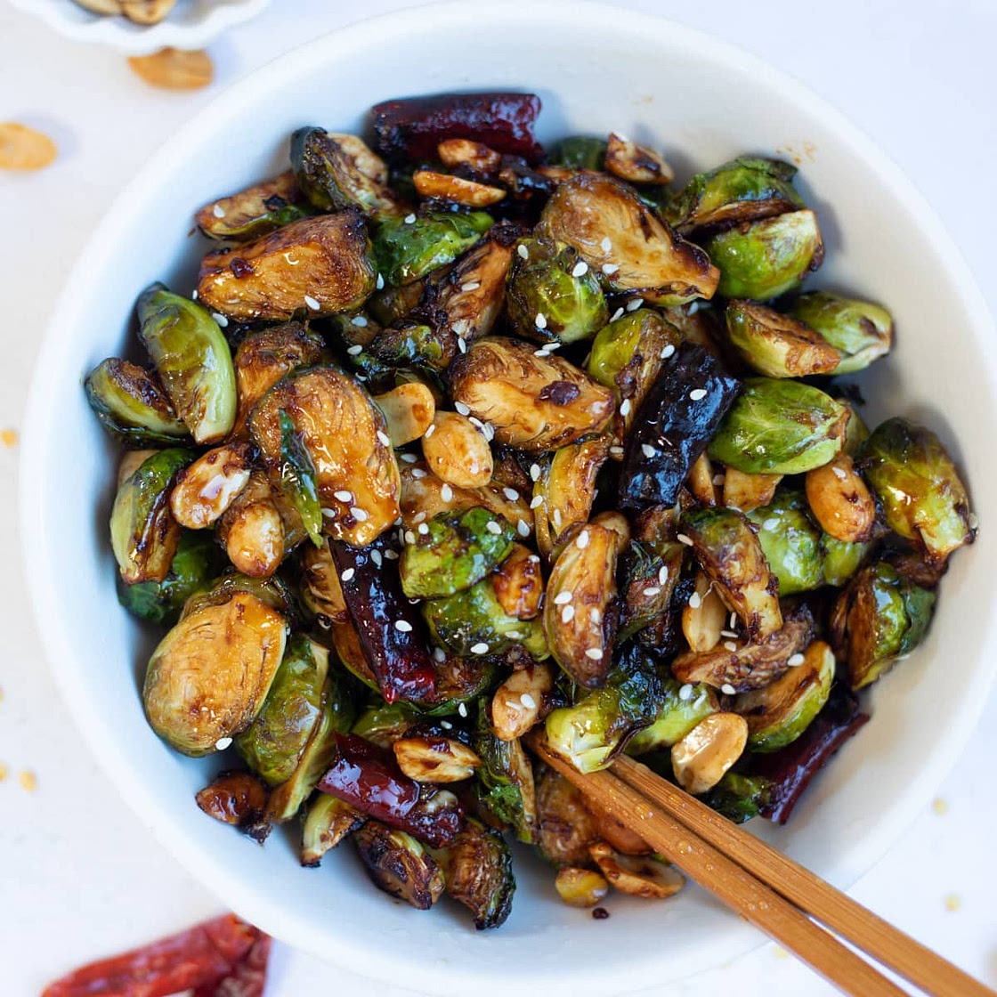 Kung Pao Brussels Sprouts