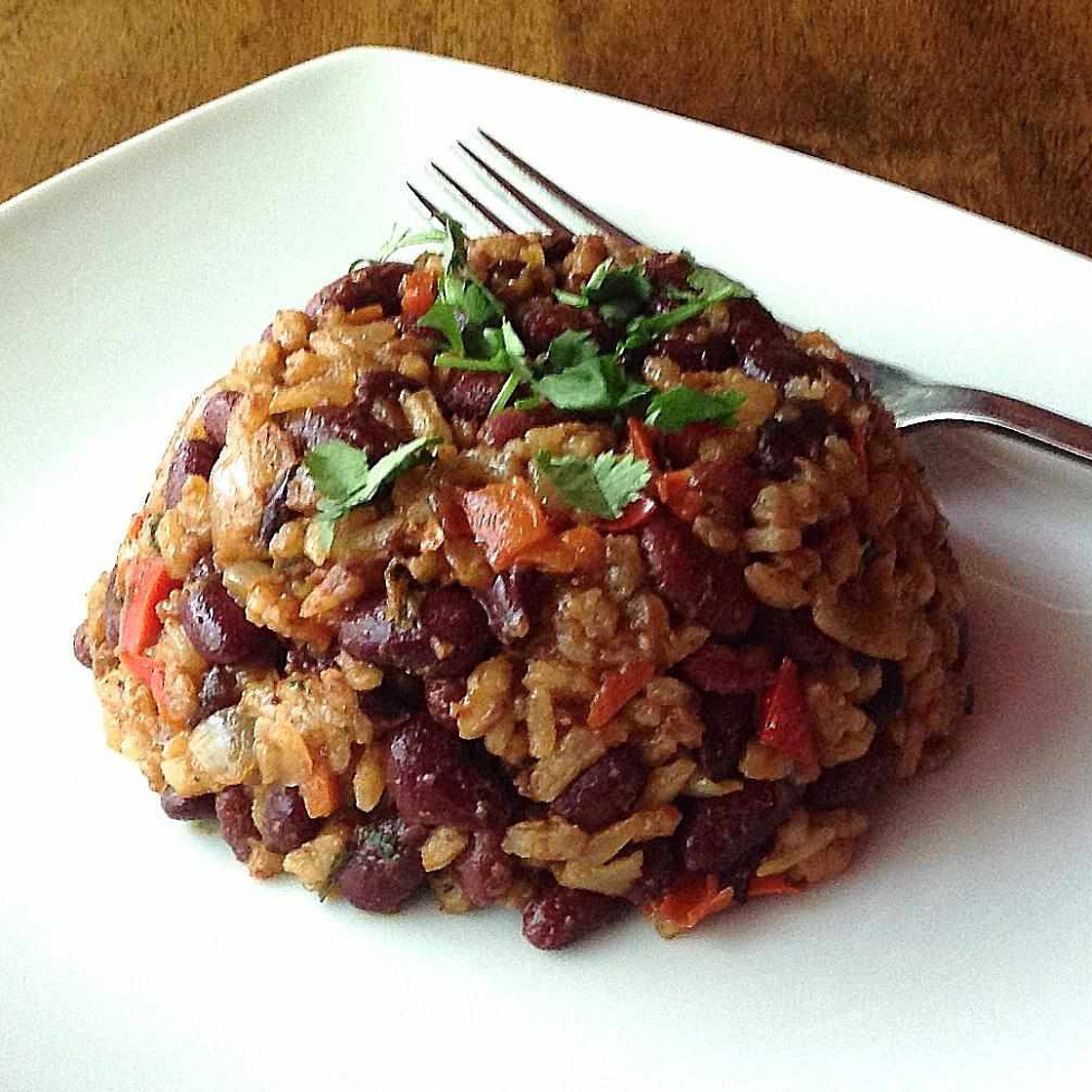 Gallo Pinto (Costa Rican Beans and Rice)