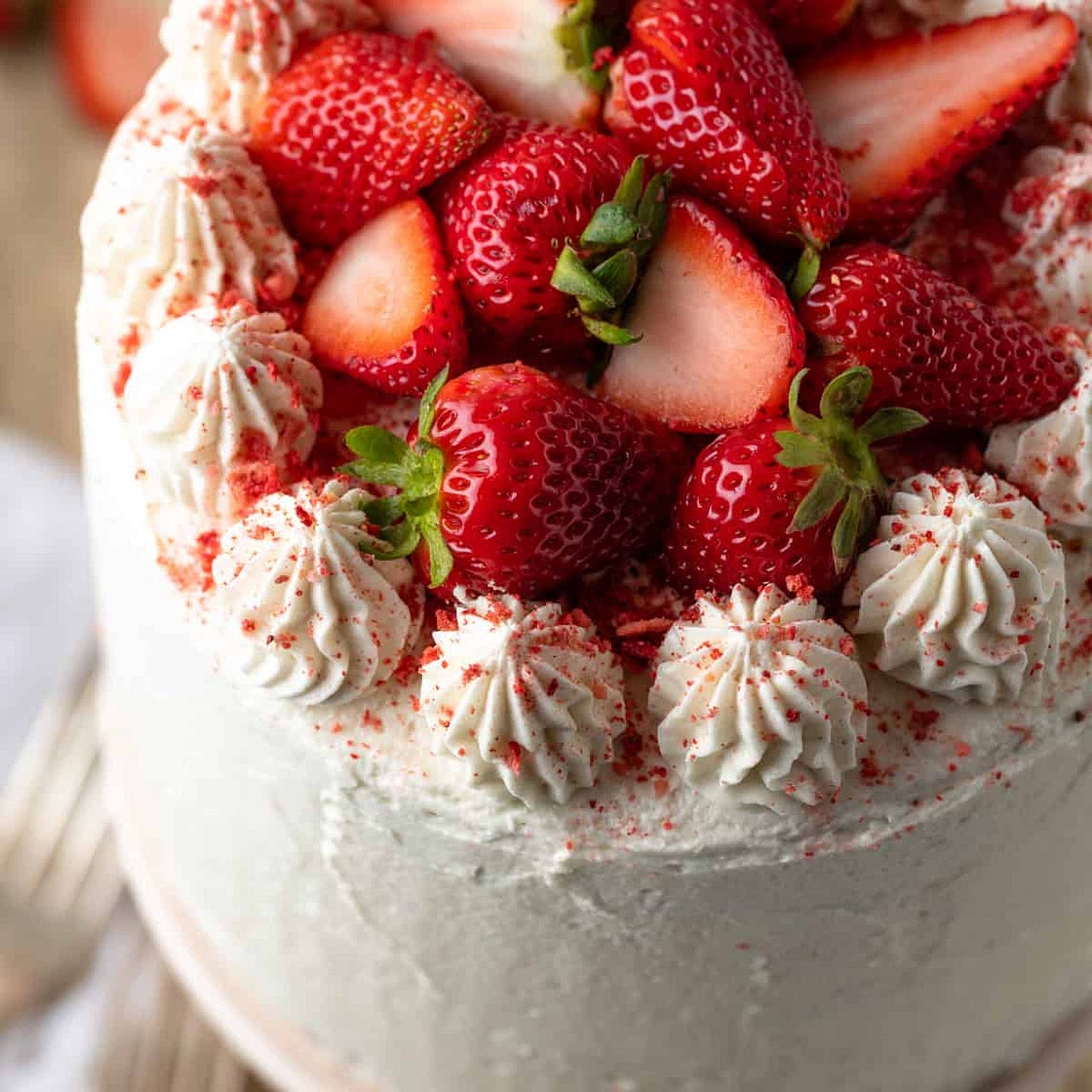 Gluten Free Strawberry Cake