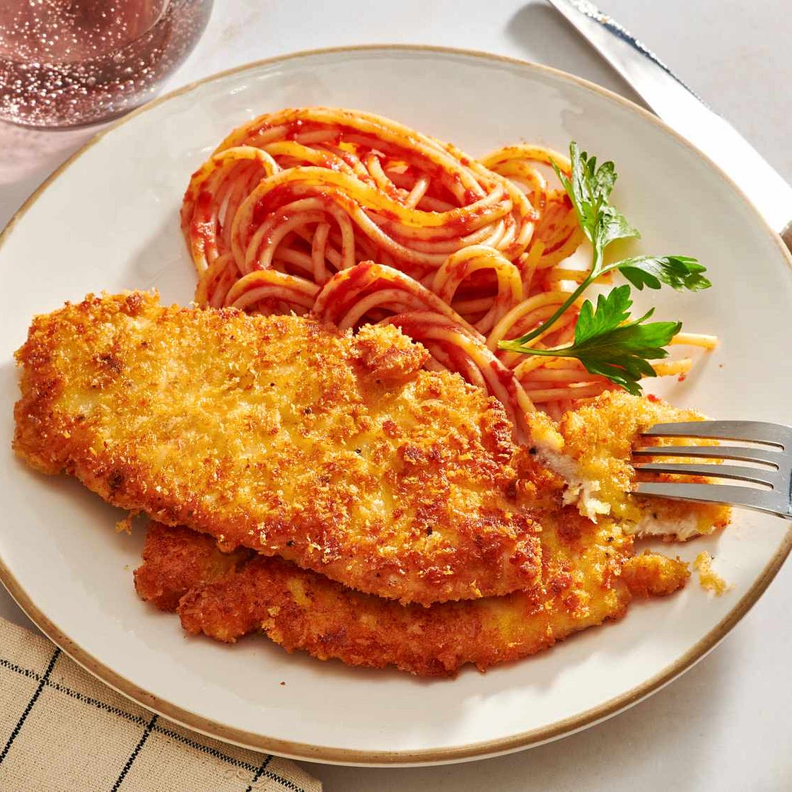 Crusted Chicken Romano