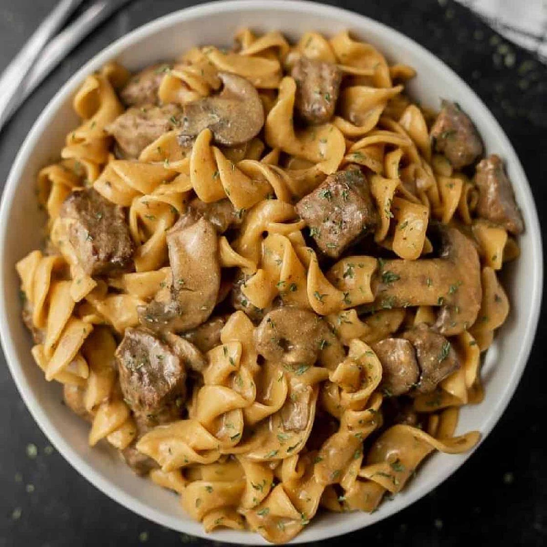 Crock Pot Beef Stroganoff