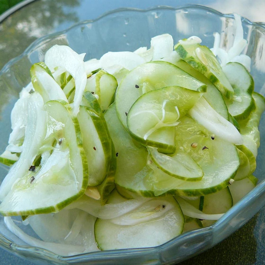 Mom's Marinated Cucumbers