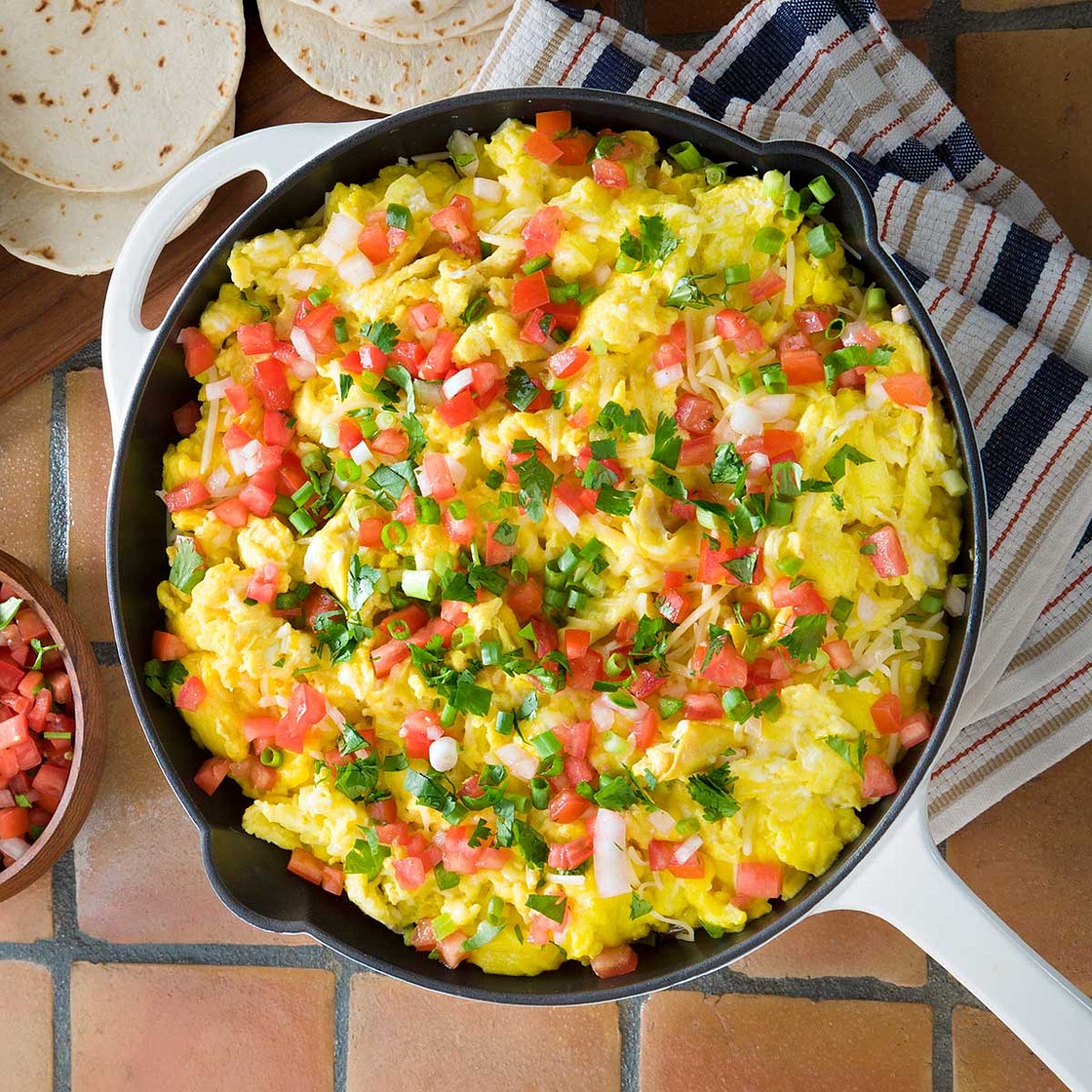 Salsa Scrambled Eggs