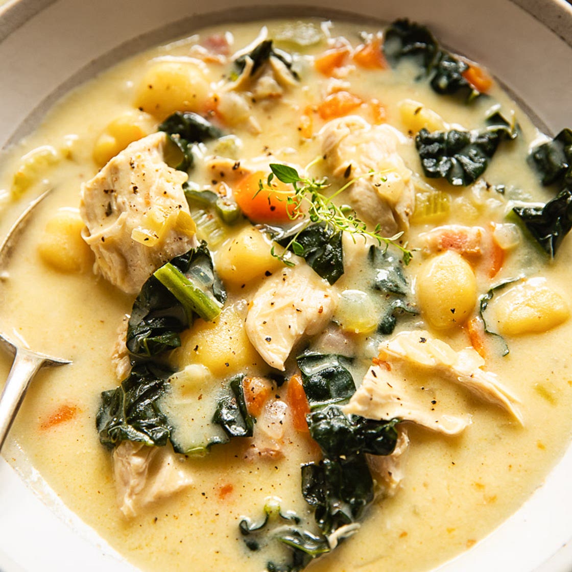 Creamy Chicken Bacon Gnocchi Soup