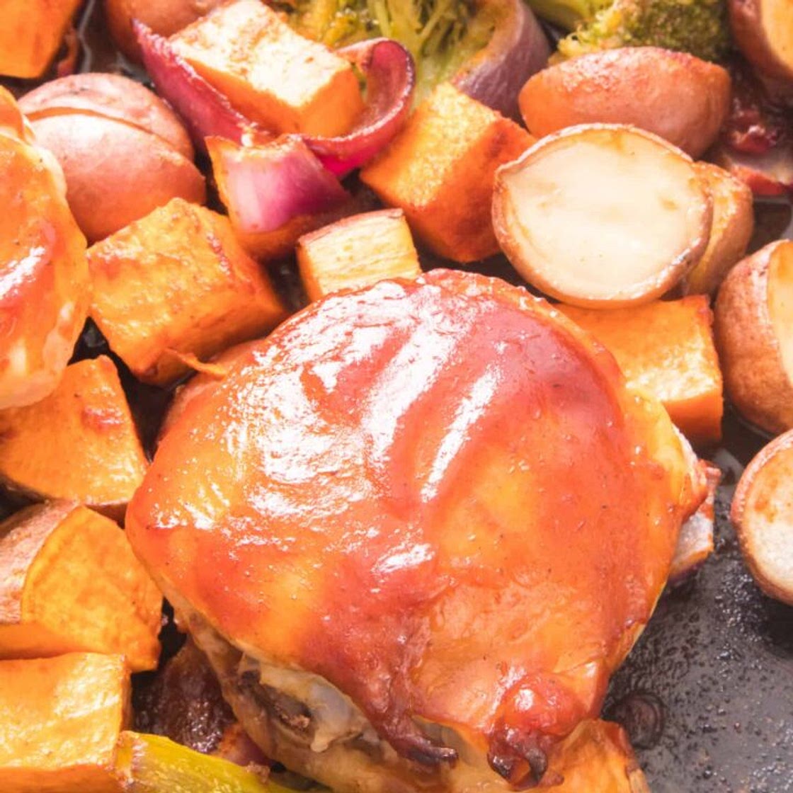 Sheet Pan BBQ Chicken