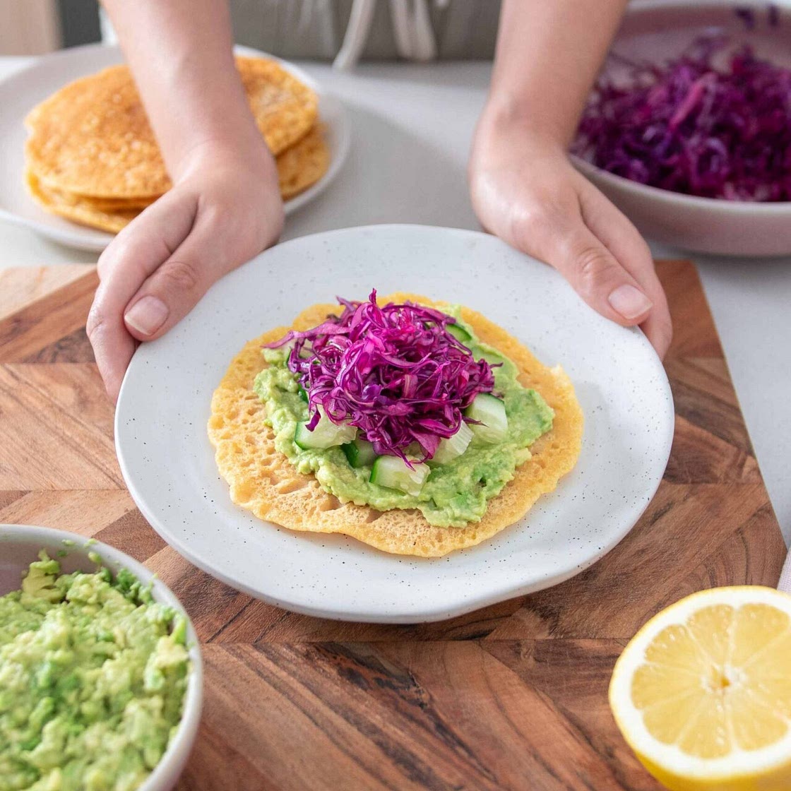 Red Lentil Wraps 5 Ingredient Meal