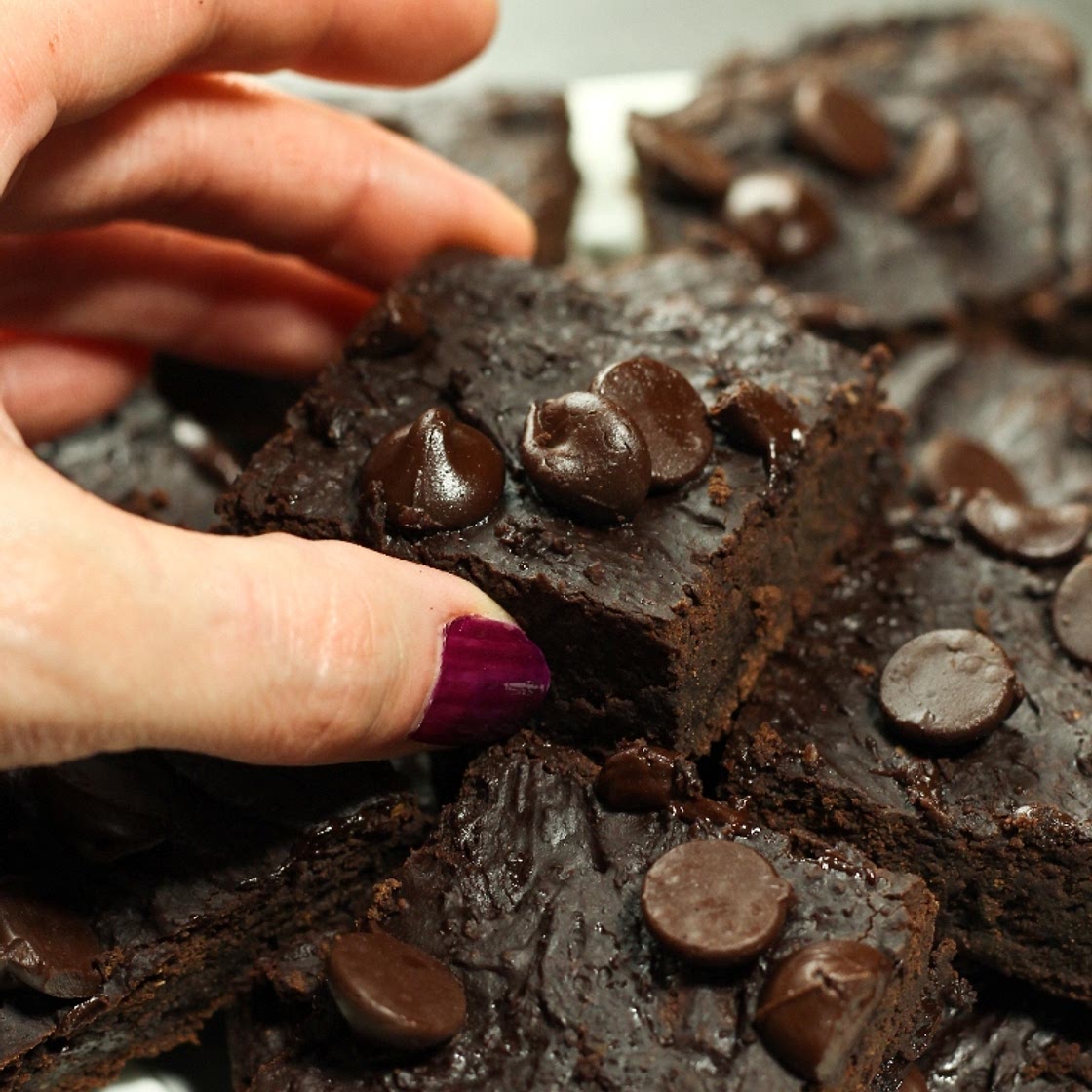 Fudgy Vegan Low-Fat Brownies